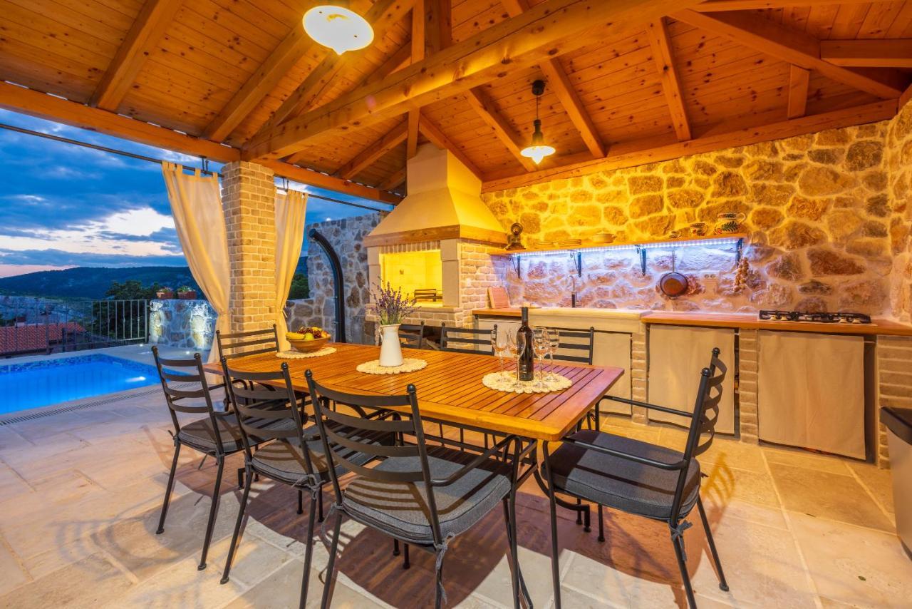 Stone Villa Mavric Grižane Exteriér fotografie